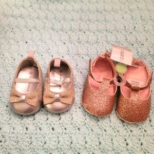 🦄 Carters Fancy Baby Shoes 0-3 months New